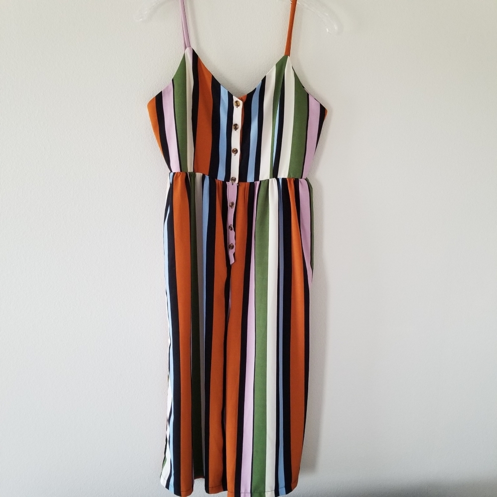 ❤️ Adjustable Spaghetti Strap WideLeg Jumpsuit